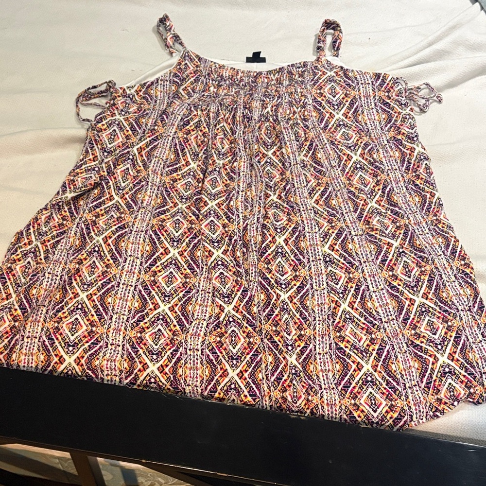 Torrid Multicolor Geometric Mini Dress